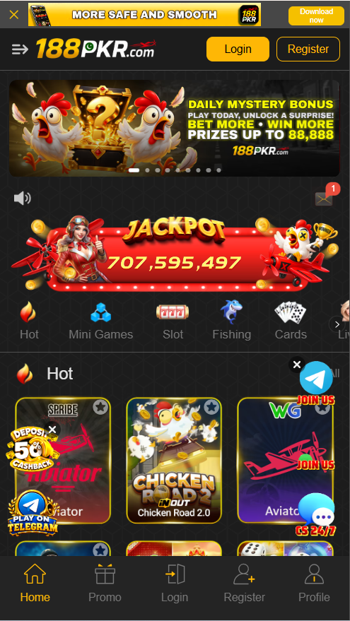 188PKR Game App